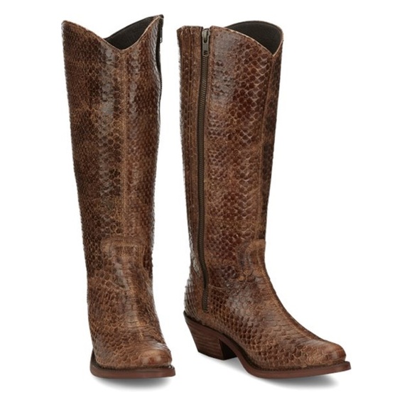 Justin Boots Shoes - Justin Reba Mcalester Tall Viper boots